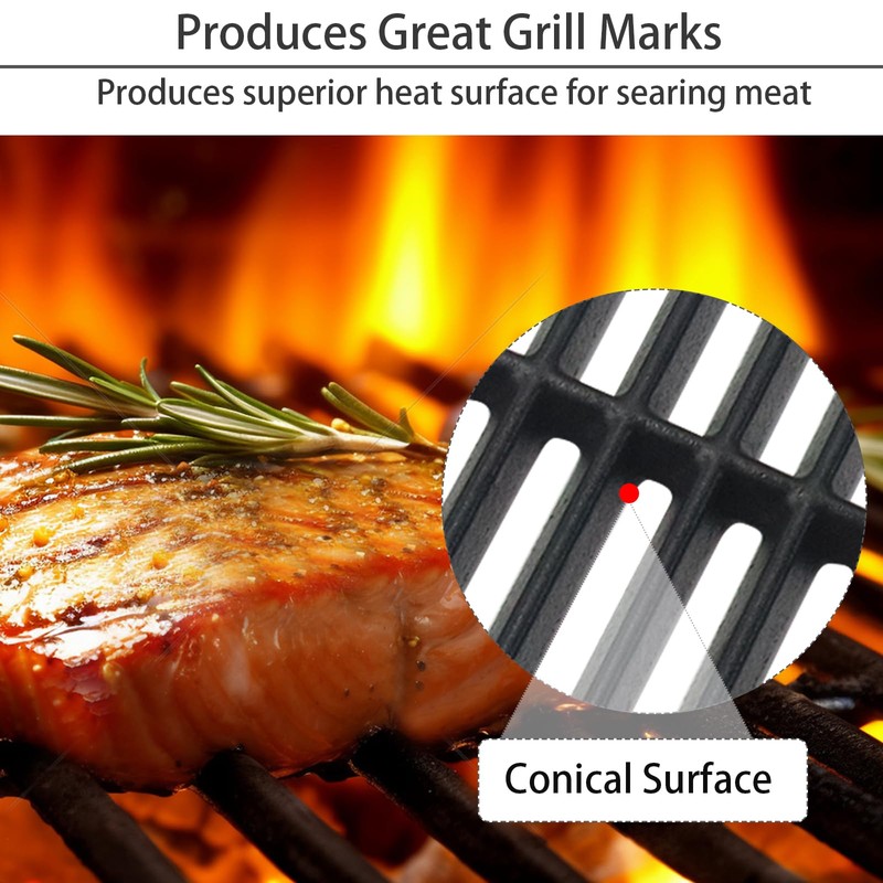 Plowo 18" Half Moon Cooking Grate and Half Moon Reversible