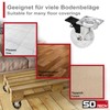 SOTECH Set of 4 Shift Design Castors Diameter 50 mm