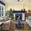 Simhomsen Embroidered Snowflakes Mantel Shelf Top Scarf Runner for Christmas