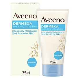 Aveeno Dermexa Fast and Long Lasting Balm, Intensely Moisturises and Soothes, For Very Dry Itchy Also Eczema Prone Skin, 75 ml (Pack of 1)
