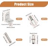 Taiss Pack of 120 Shelf Pins Kit Shelf Support 4