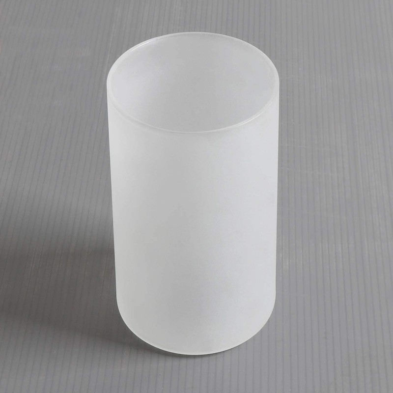 Frosted Glass Lamp Shade Replacement with 1-5/8-inches Fitter Opening for