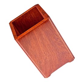 TOVINANNA Cutlery Holder Wooden Pen Storage Organizer Utensil Holder for Desk Makeup Brush Stationery Craftsmanship Capacity Smooth Elegant Design