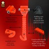 ROAD GENIE Emergency Escape Hammer (Orange) | Seat Belt Cutter