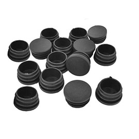 LDEXIN 15pcs Round Plastic Plug End Tube Insert Cap, 1-3/8" (35mm) OD Tubing End Caps for Furniture Chair Table Stool Leg