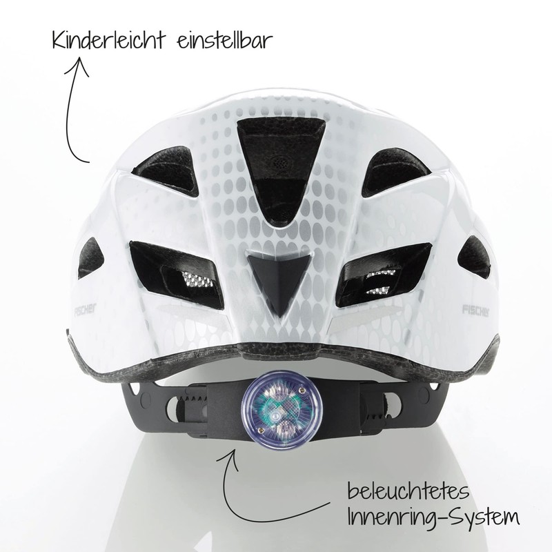 Fischer Urban Adult Cycling Helmet with Visor and Adjustable and