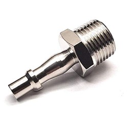 Male Pneumatic Coupling Adaptor 1/2" BSPT Male Thread - PCL Airflow Air Line Hose Fitting ACA6584 Type