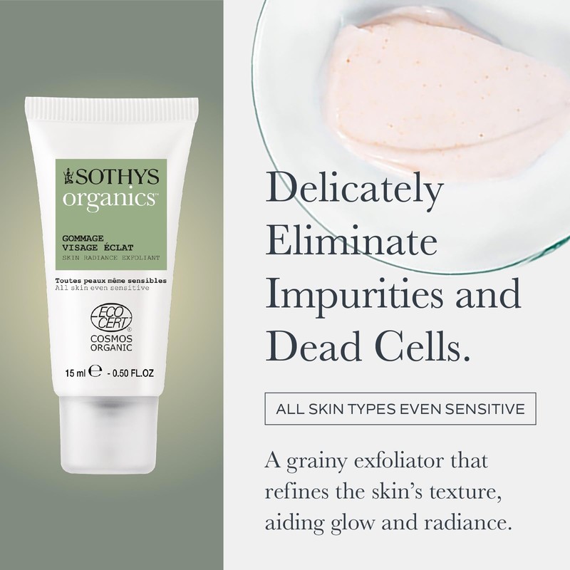 SOTHYS SOTHYS Organic Cleansing Oil & Exfoliator Set, Vegan Skincare