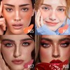 BEFIVECOK Liquid Blush for Cheeks, Soft Cream Blush with Cushion