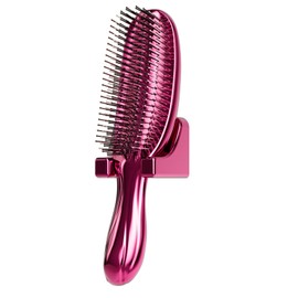 AJXX Scalp Massage Hairbrush - Hairbrush for Wet and Dry Hair, with Super Soft Flexible Bristles for All Hair Types, Painless - Ergonomic Design for Men and Women (Pink)