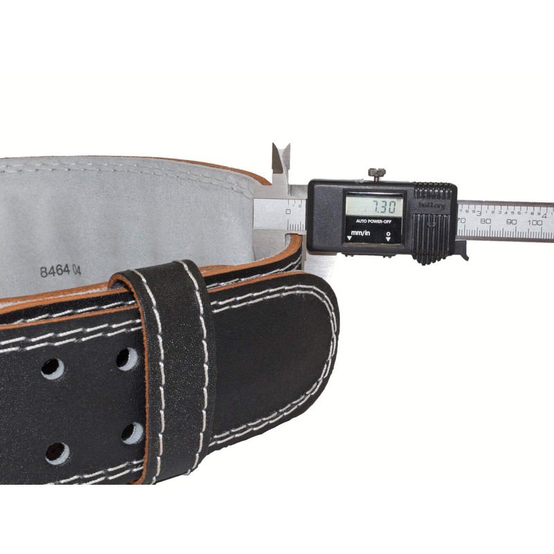 Grizzly Fitness 4" Enforcer Padded Genuine Leather Pro Weight Belt