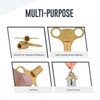ZAVIA Radiator Bleed Key 2 Pack Brass Radiator Key Set