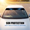 Cat Eye Car Window Sticker, 51.81" x 7.87" Creative Sun