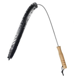 FSTURIOS Radiator Cleaner Brush, 30 Inches Flexible Radiator Duster Cleaning Brush with Wood Handle, Radiator Coil Cleaning Brush Vent Cleaner for Vehicle Refrigerator Dryer (Half Bristle)