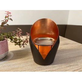 Merath Bronze Incense Burner and Lantern Antique Copper Foiled Diameter 10.5 cm