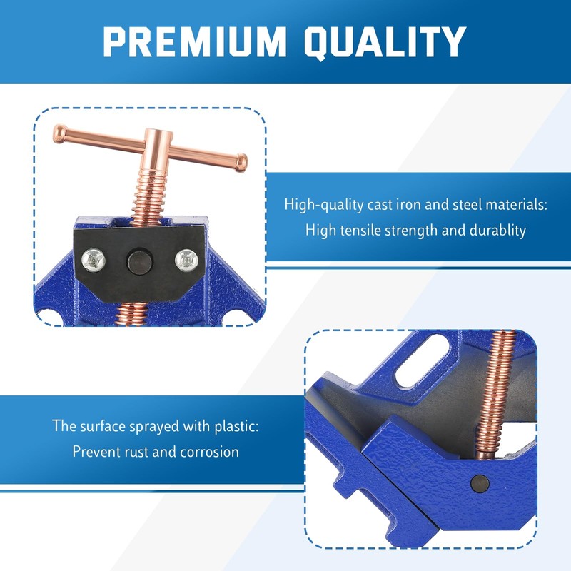 DASBET Cast Iron Heavy Duty Two Axis 90 Deg Welding