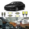 LIGHSTA 12PCS Super Bright White LED Interior Light Kit Package