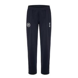 SSC NAPOLI Pantaloni Allenamento Azzurro, EA7 Prodotto Ufficiale, Pantalone Training Calcio 2024/2025 - L