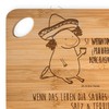 Mr. & Mrs. Panda Bamboo Chopping Board Axolotl Tequila Gift,