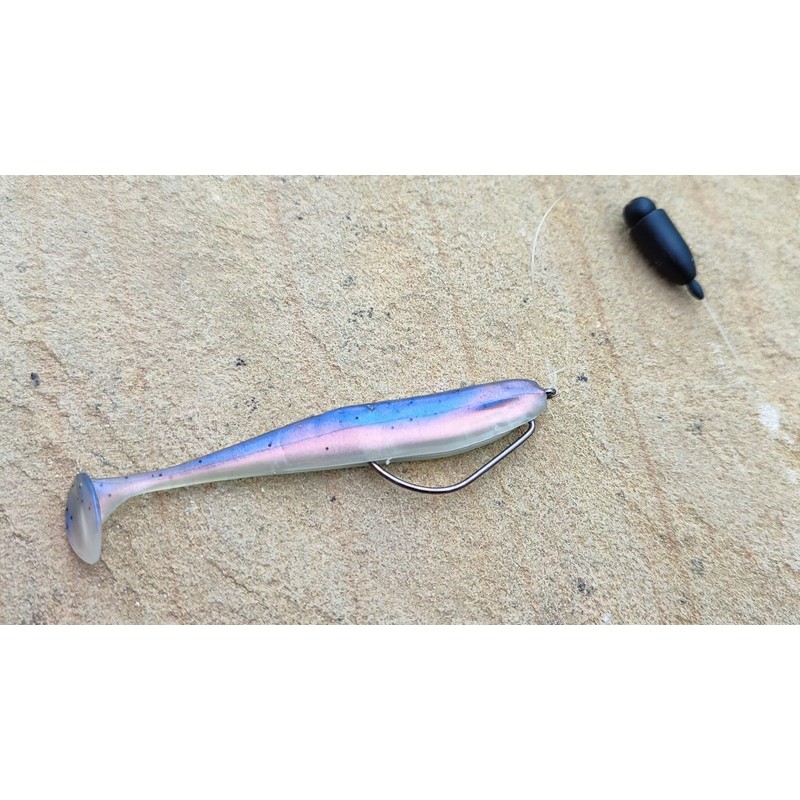 Phoxinus EWG Offset Worm Hooks - Weedless Fishing Hooks -