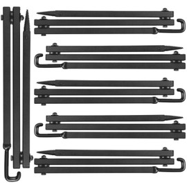 Sadnyy 6 Pcs 34 Inch Tree Stand Bow Hanger Bow Hunting Accessories Tree Stand Accessories for Hunting Bow Holder Archery Multi Purpose Tree Stand Bow for Outdoors Sports (Black)