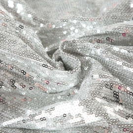 Women Sequin Sparkly Belly Dance Mini Skirt with Short Underneath,Dressy Metallic Skort for Concert Festival Rave Nye Christmas Disco Outfit Party Night Going Out,Silver,Small