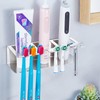 Toothbrush Holders Wall Mounted, Electric Toothbrush Holder, Stainless Steel Shower