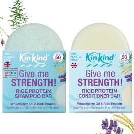 KinKind Rice Shampoo and Conditioner Bars | Shampoo and Conditioner bar Set f...