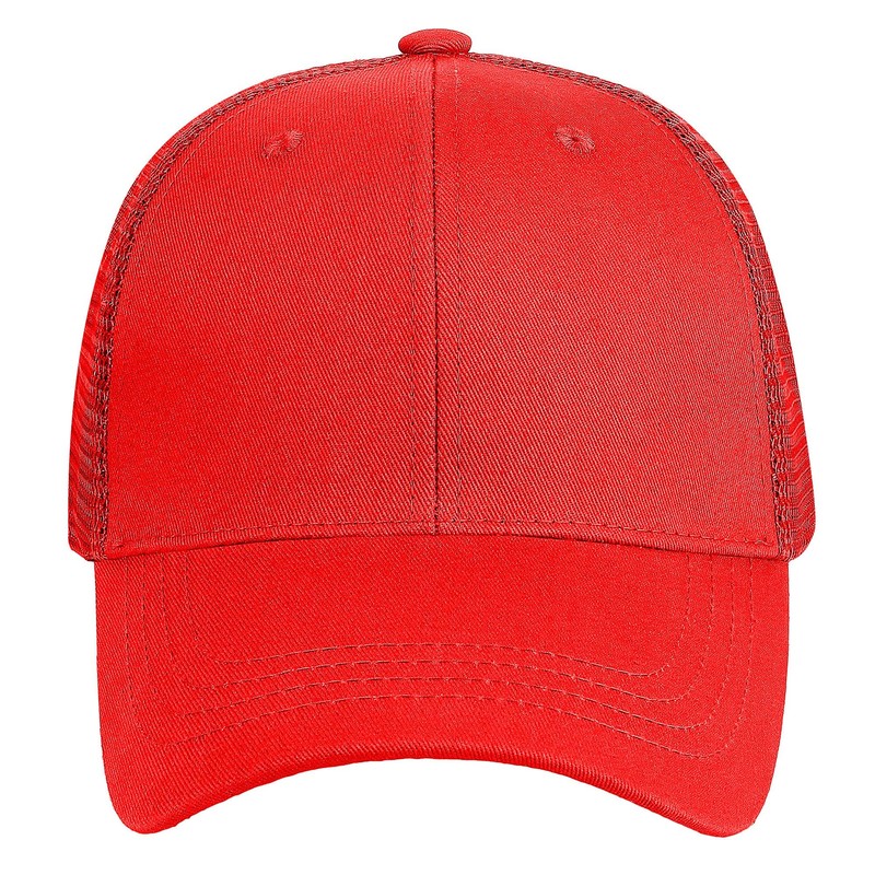 Falari Trucker Hat Baseball Cap Structured Plain Design 6 Panel,