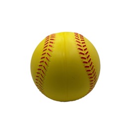 SMUSH BALLS - Pitching Machine Batting Practice Balls - Baseball & Softball Sized w/Raised Seams & Exact Baseball/Softball Look & Feel. Sting Free Batting Machine Balls (Softball Size, 12)