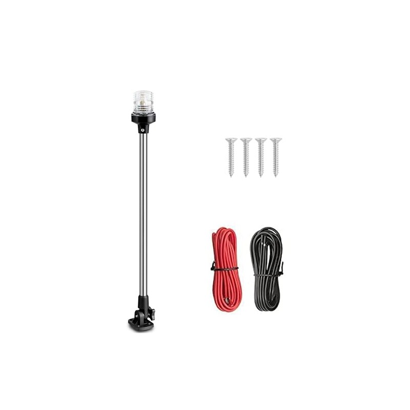 3-Nautical Mile LED Fold Down Stern Light for Boats