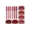 Set De 6 Labiales Handaiyan Lápiz Labial Color Rojo Mate