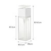 Yamazaki 5592 Film-Hook Dispenser, One-Handed, White, Approx. W 2.2 x