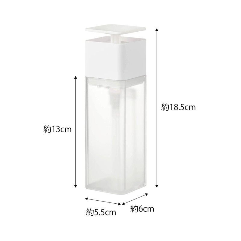 Yamazaki 5592 Film-Hook Dispenser, One-Handed, White, Approx. W 2.2 x
