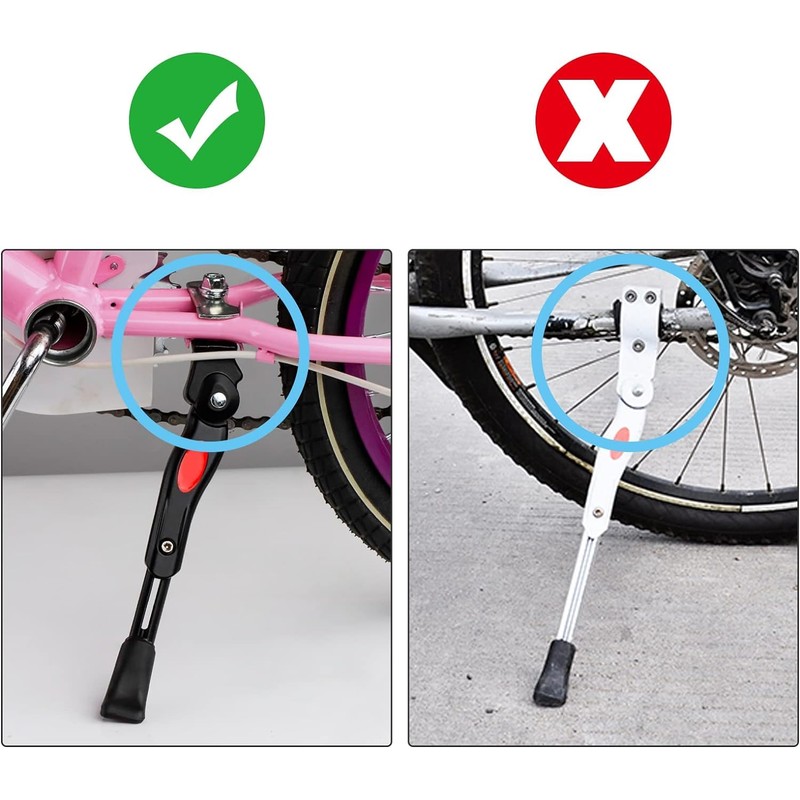 CYFIE Bicycle Kickstand Center Stand 20" 22" Lightweight for Road