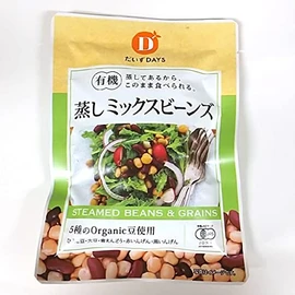 国内産 ムソー だいずデイズ 有機蒸しミックスビーンズ 85g 1袋