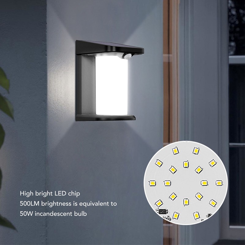 Motion Sensor Outdoor Lights Waterproof 120 Degree Sense Angle Solar