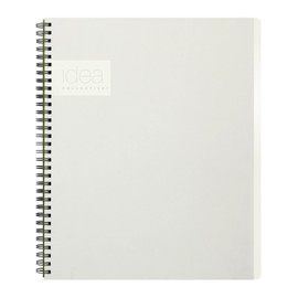 Oxford Idea Collective Action Notebook, Double Wire-O, 11 x 8 1/4, Ruled, 80 Sheets, White (57020IC)