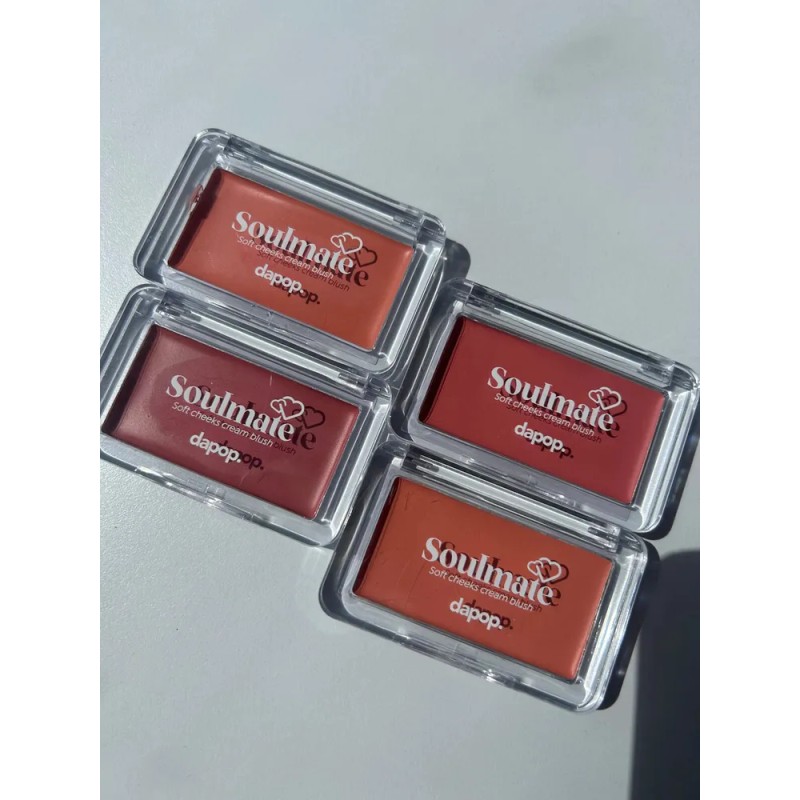 Rubor Humectante Dapop Crema Soulmate Blush Matte Summer Tono Del