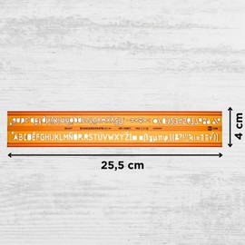 7mm Schriftschablone Zeichenschablone Technisches Zeichnen Brief Schrift Schablone Zeichenschablone