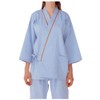 Nagayleben SG-1441 Unisex Patient Clothes, Jinbei-type, Top Coat, White Coat,
