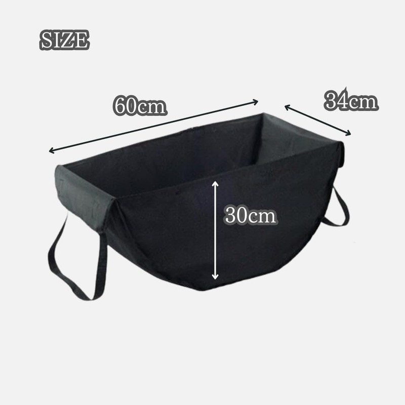 JP Number Luggage Storage, Passenger, Rear Seat Storage, Compact, Hammock,