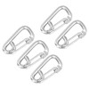 5 Pcs Spring Hook 316 Stainless Steel Carabiner Clip Heavy