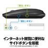 Buffalo Wireless Mobile Mouse Bluetooth FLEXUS Slim Lightweight 5 Buttons