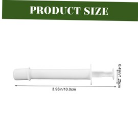 Zerodeko 50pcs Disposable Applicator Tubes for Women Transparent Gel Injector Easy Push Design for Safe Liquid Application for Daily Use and Female Care