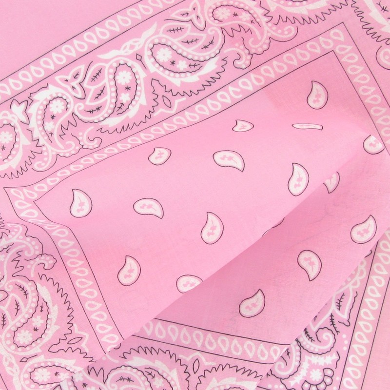 Laciteinterdite Set of 3 Paisley Bandanas for Men and Women,