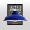 DCVOLTAGE Retro Ceiling Pendant Lamp Shade Navy Blue Metal 32
