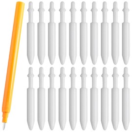 COHEALI 40 Pcs Acrylic Paint Marker Nibs - 0.7mm White Nylon Marker Pen Replacement Tips for Paint Pens, Ideal for Art Projects and Calligraphy
