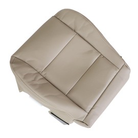 Priprilod Tan Leather Driver Side Bottom Replacement Seat Cover Compatible with Toyota Land Cruiser 1998 1999 2000 2001 2002 2003 2004 2005 2006 2007