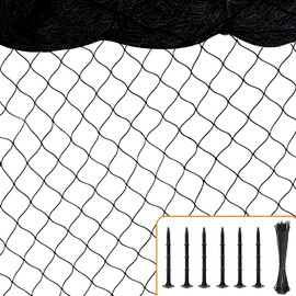 BSTPCOO Bird Nets 25'x100' with 1" Mesh Nylon Poultry Netting Heavy Duty Aviary Net Chicken Coop Netting, Garden Netting Deer Fence for Fruit Tree Trellis Net